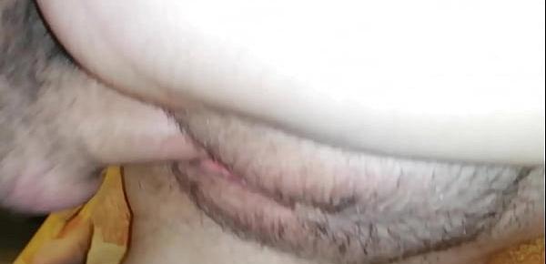  hard sex with girlfriend, tight pussy squeezes big cock